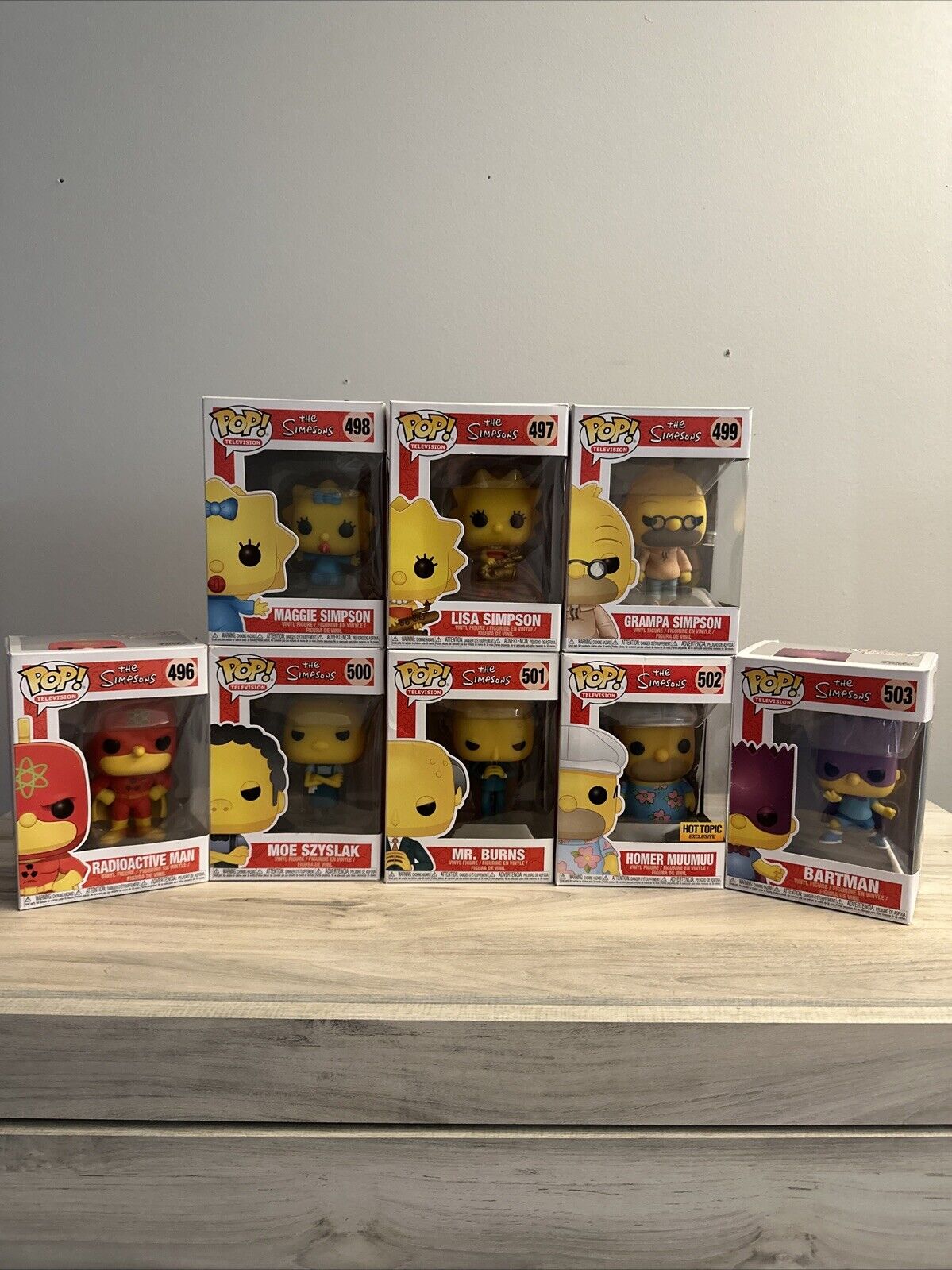 Funko Pop The Simpsons Set 