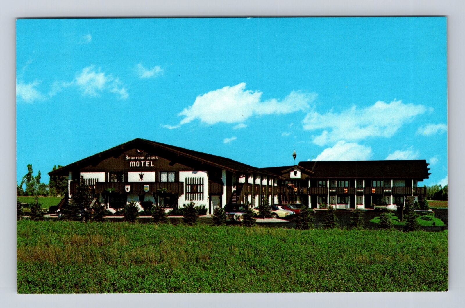 Frankenmuth MI-Michigan, Bavarian Haus Motel Advertising, Vintage Postcard