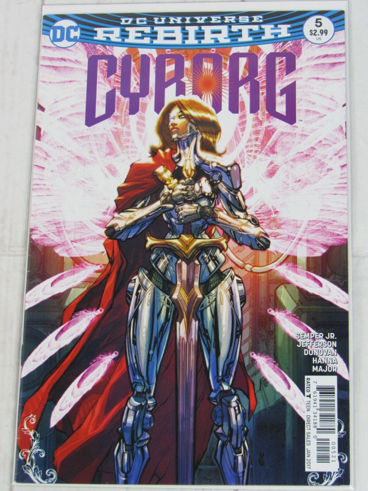 Cyborg #5B Jan. 2017 DC Comics Carlos DAnda Variant