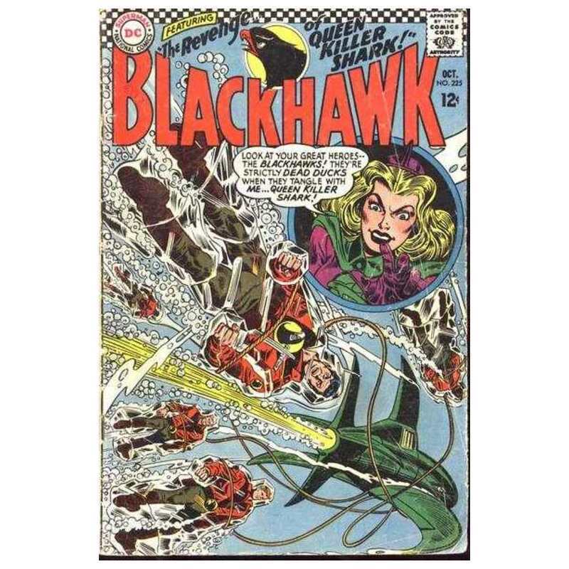 Blackhawk #225 1944 series DC comics Fine Full description below [r'