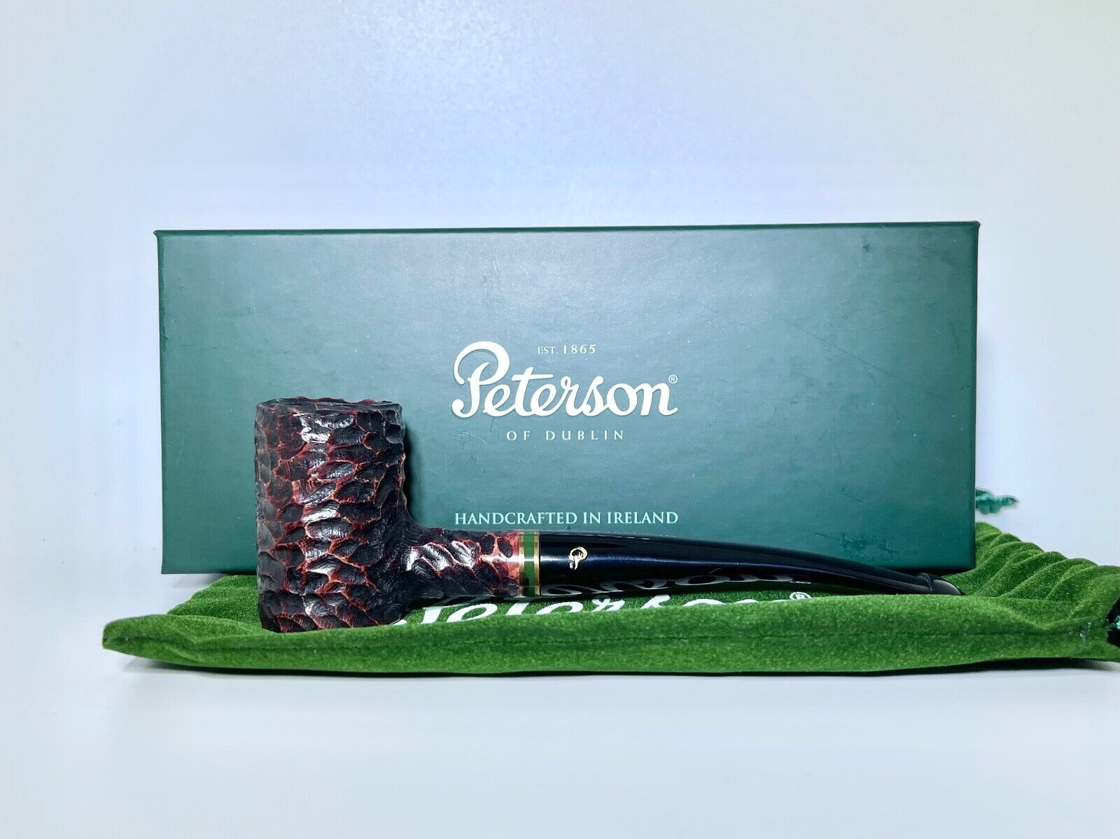 Peterson Emerald Rusticated...P-Lip...701...New In Box...Ireland