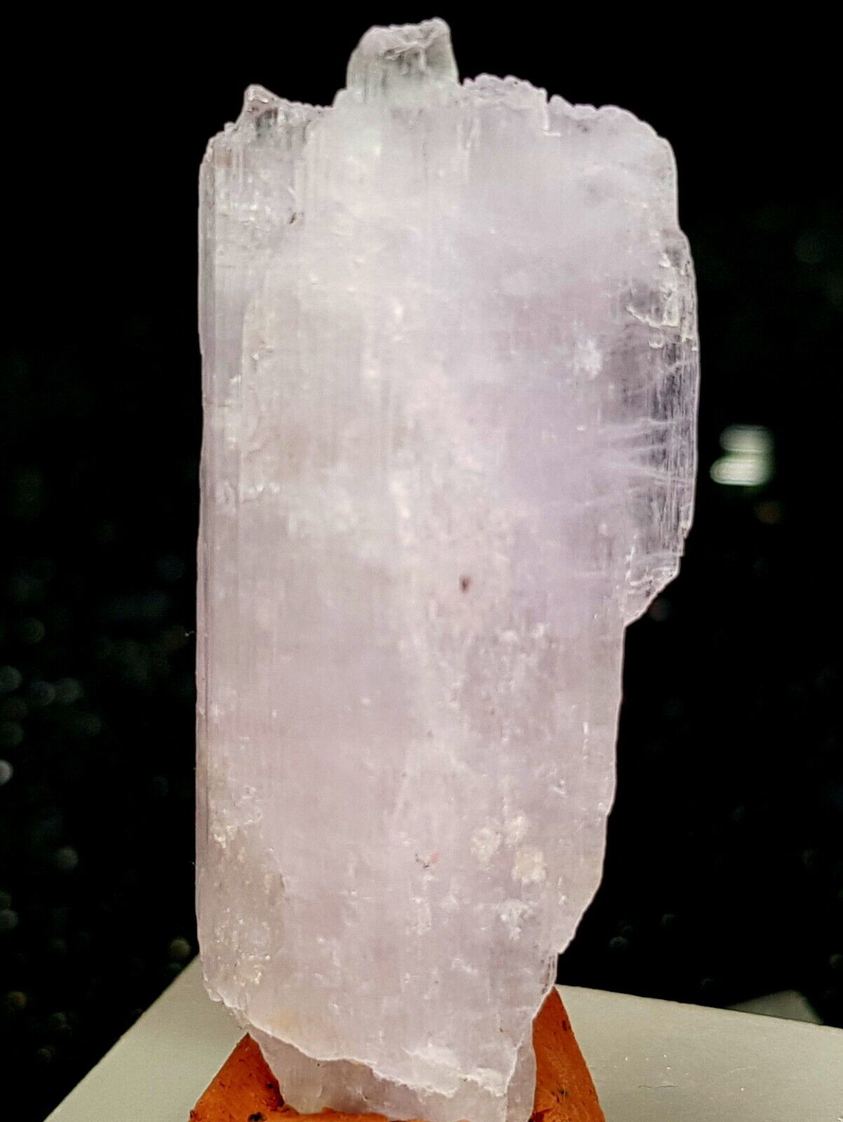 20 Gram Lovely Natural Light Pink Kunzite Crystal From Kunar Afghanistan