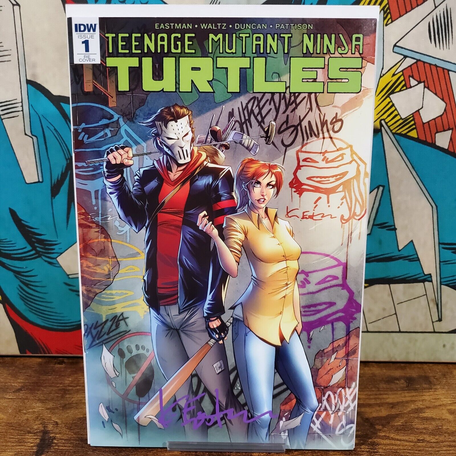 Teenage Mutant Ninja Turtles #1 | Signed By Kevin Eastman Planet Awesome Variant