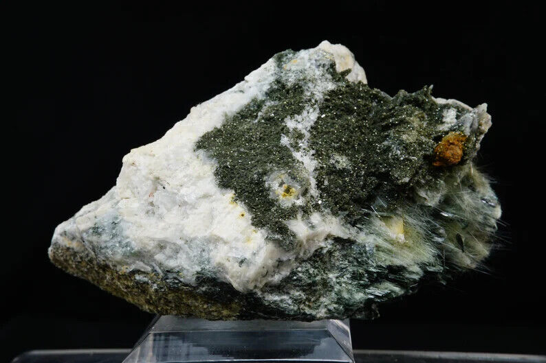 Byssolite, Clinozoisite & Pyrite / RARE Cabinet Mineral Specimen / From Keystone