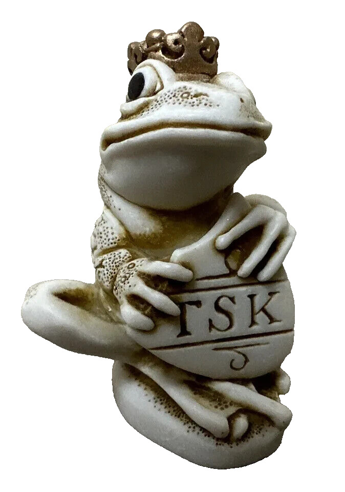Harmony Kingdom~ King Firkin ~ Frog with Crown  ~UK Made~Signed ~ David Lawrence