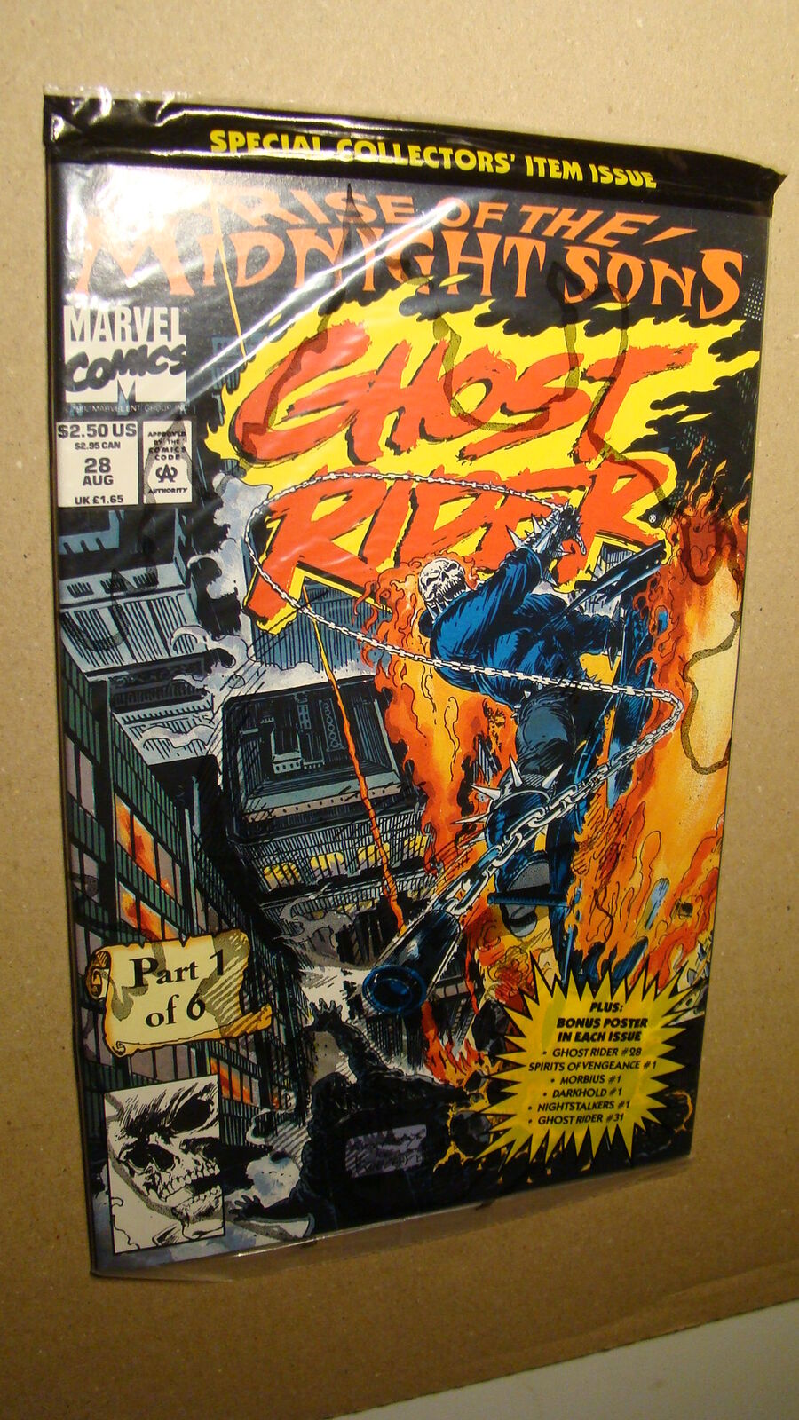 MIDNIGHT SONS - GHOST RIDER 28 *NM/MT 9.8 SEALED* 1ST APPEARANCE LILITH POSTER