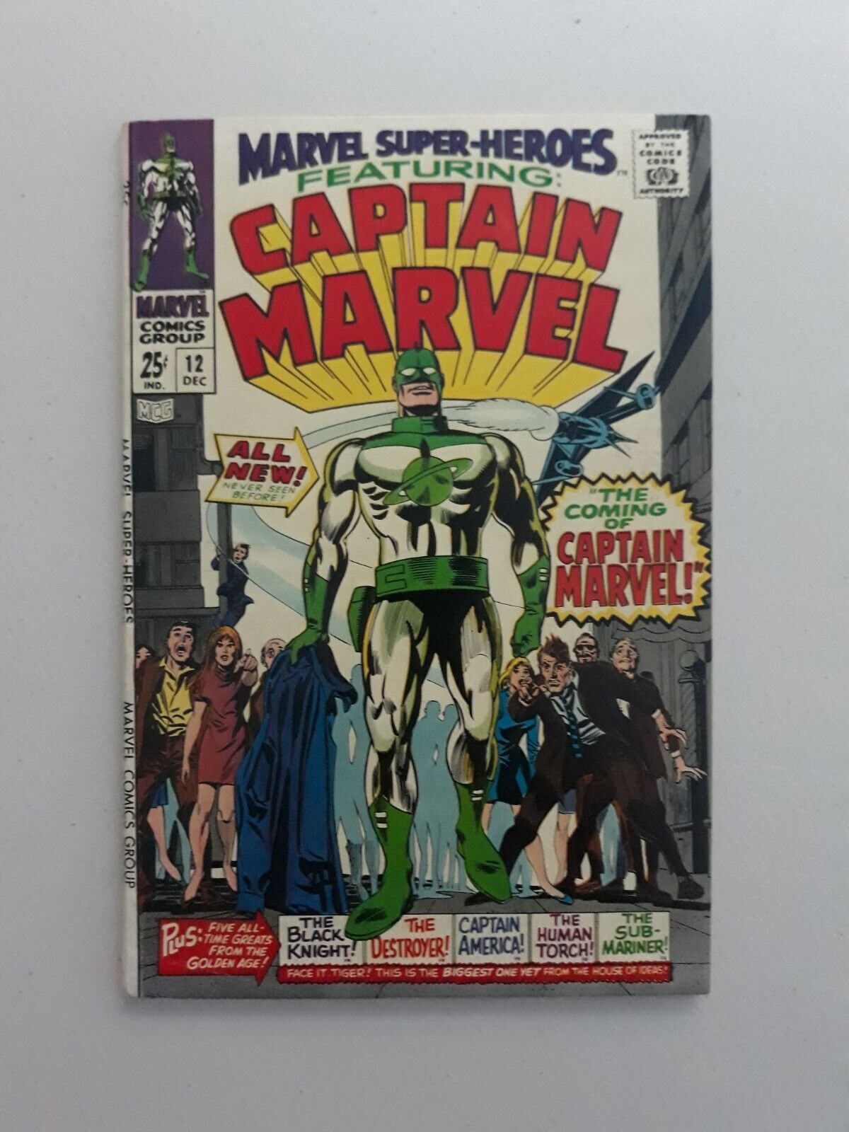 Marvel Superheroes 12 Captain Marvel First Appearance 1967