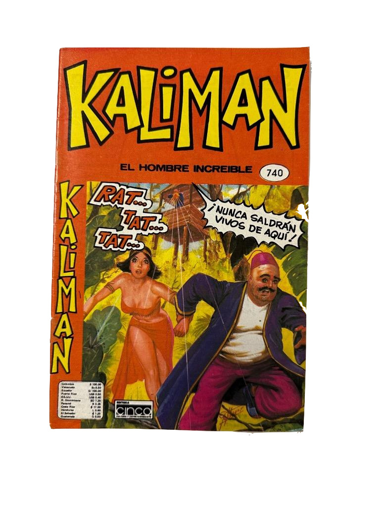 KALIMAN 1976 El hombre Increible Comic Magazine Book #740