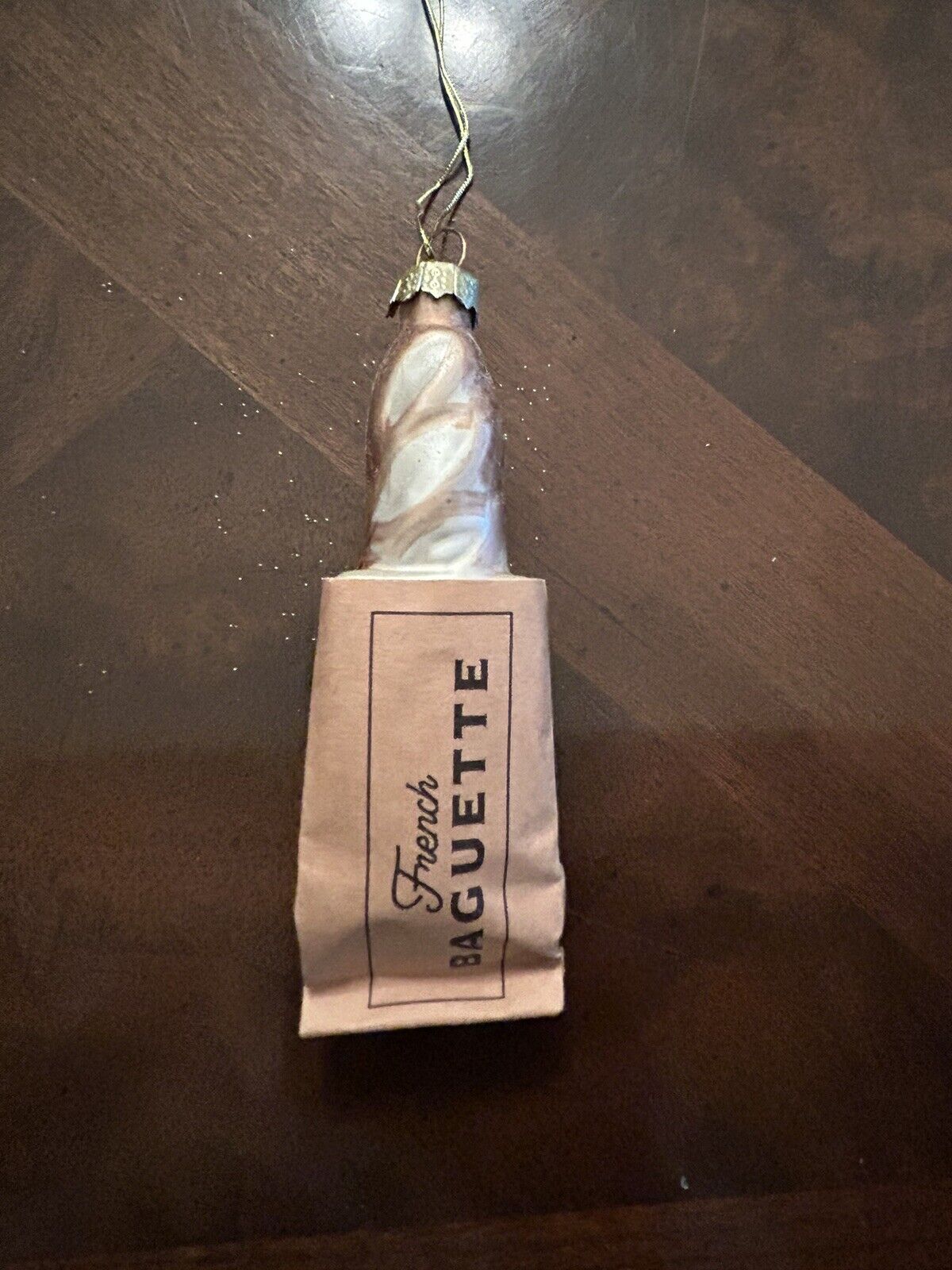 French Baguette Christmas Ornament 