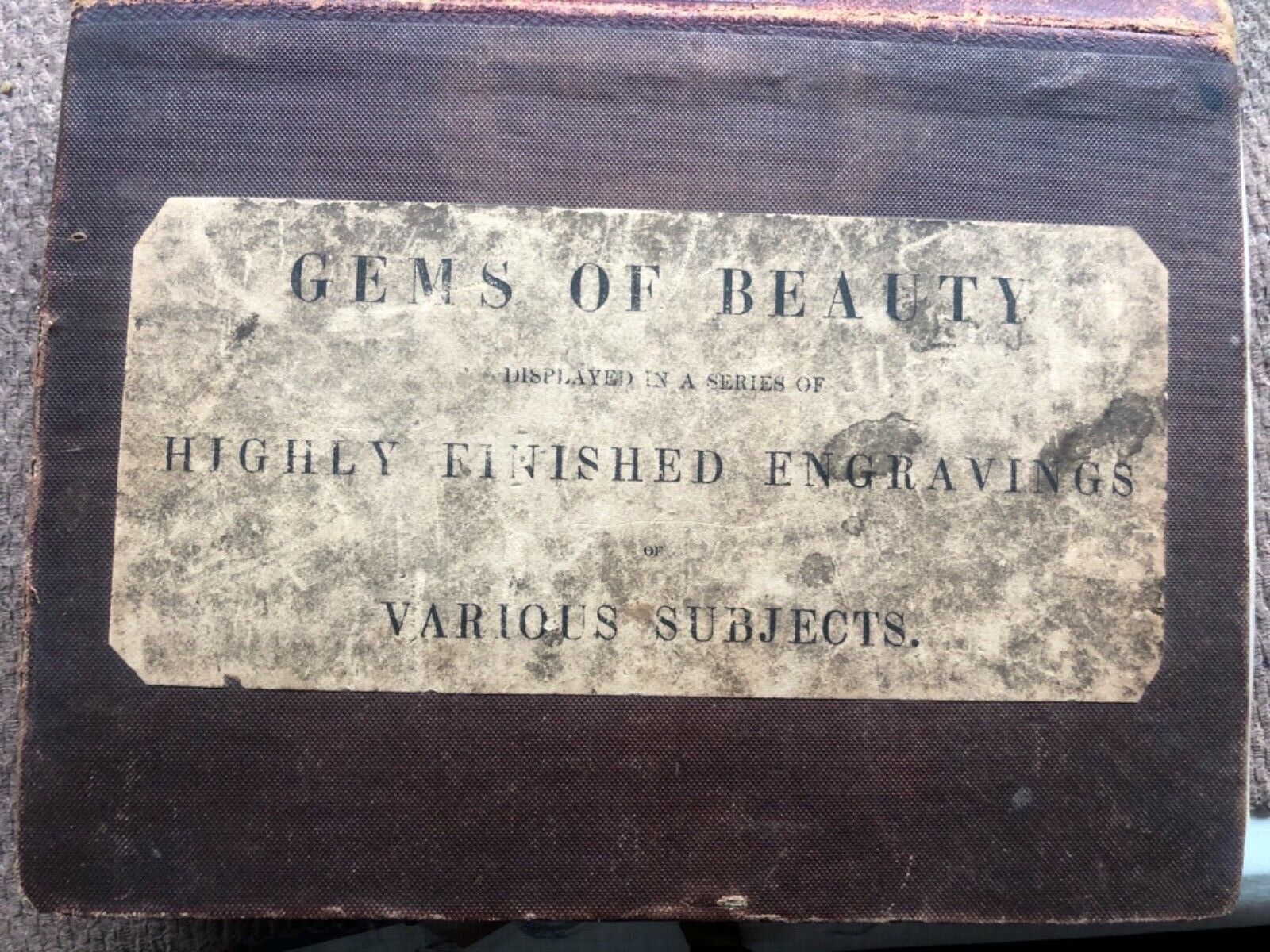 Antique Hogarth album, “Gems of Beauty”, 75 x Hogarth engravings loose.1820/60