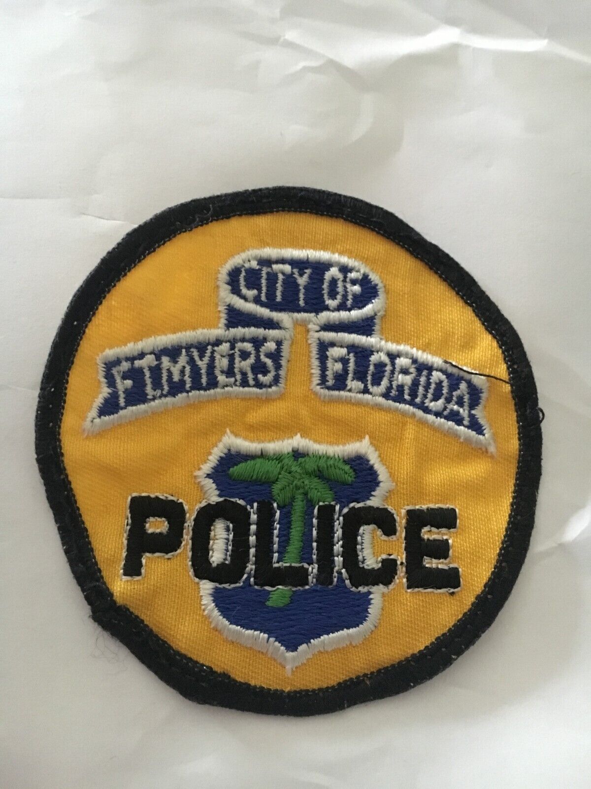 Vintage Ft. Myers Florida Police patch 
