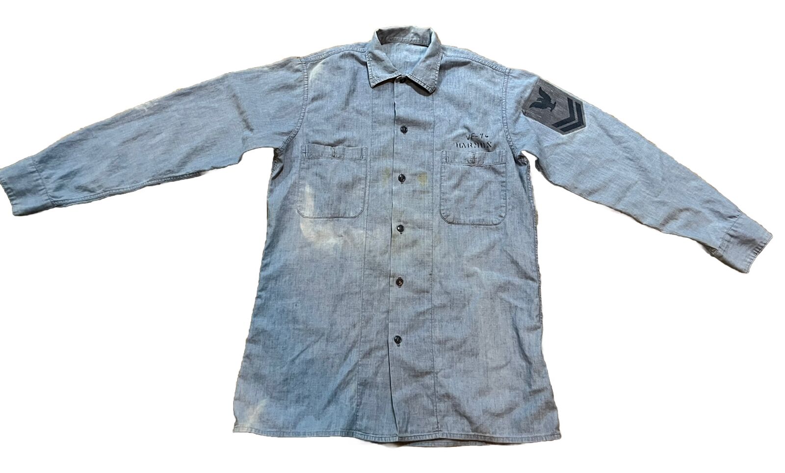 US NAVY WW2 Chambray Shirt 1940s