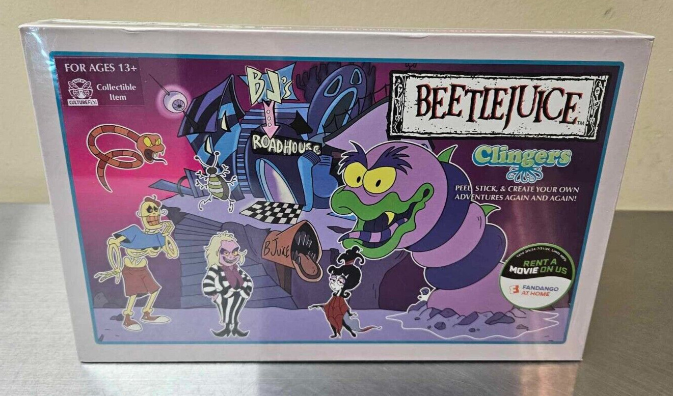 Culturefly 1989 Animated Beetlejuice Clingers