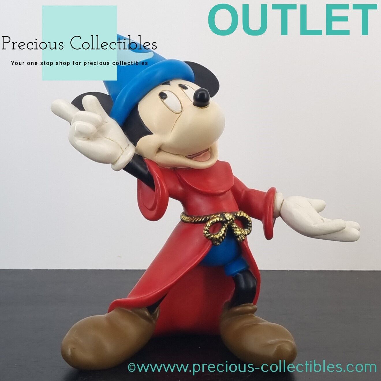 Extremely rare Mickey Mouse Fantasia statue - Rutten - Peter Mook