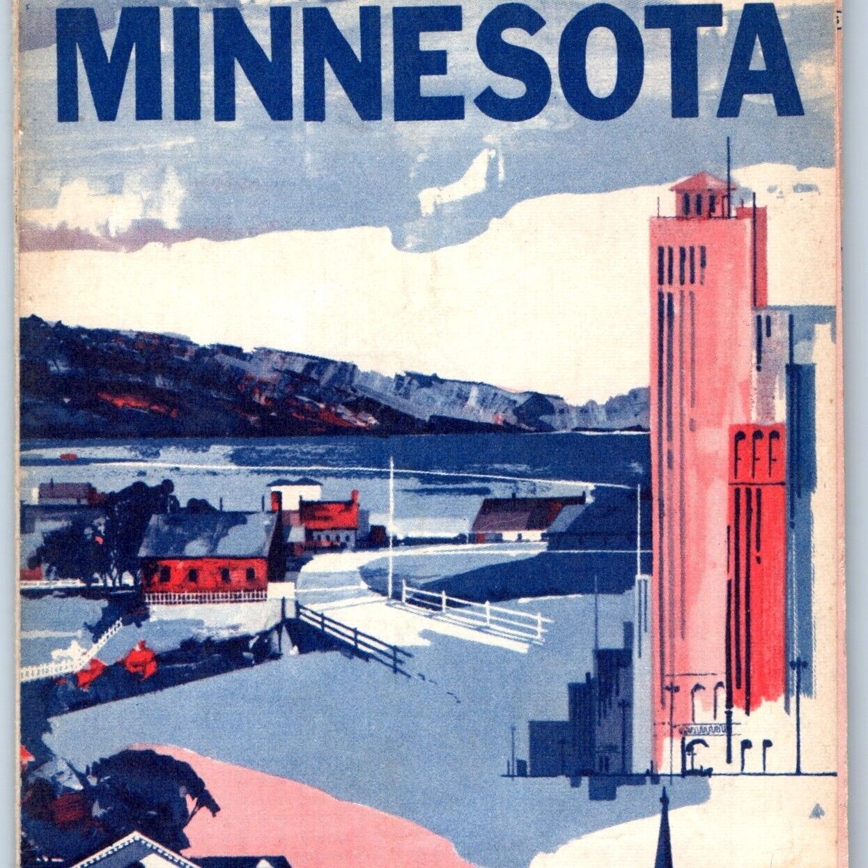 1965 Minnesota Standard Oil Road Map Minneapolis St Paul Dimapco Diversified 4G
