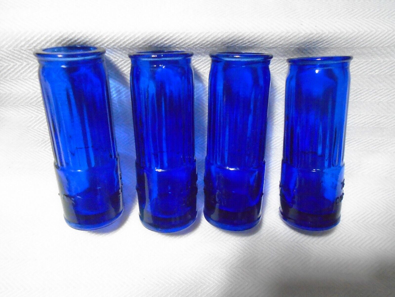 Set of 4 Cobalt Blue CORRALEJO, TEQUILA SHOT GLASSES