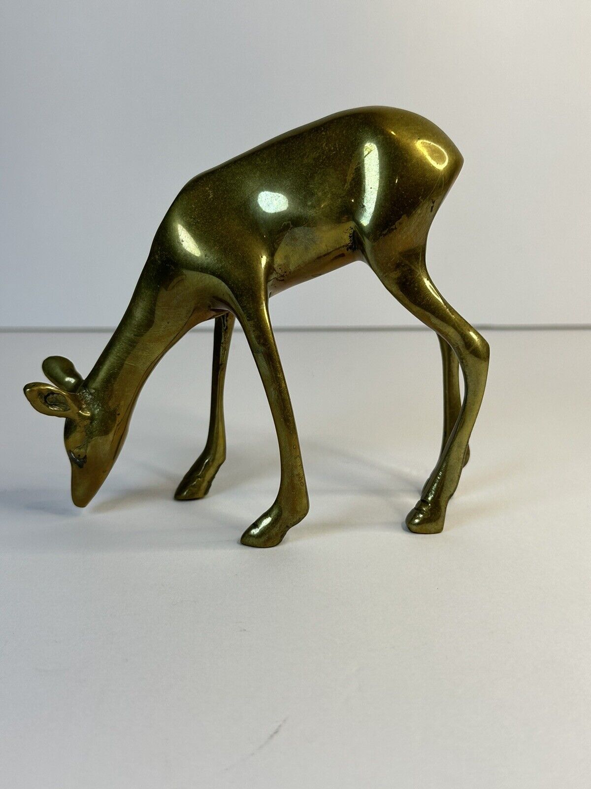1950's Brass Deer Figurines -Mid Century Decor