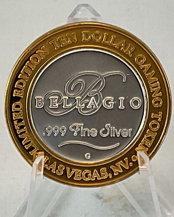 Bellagio Casino ~ $10 SILVER STRIKE .999 Fine Silver Token ~ Limited Edition