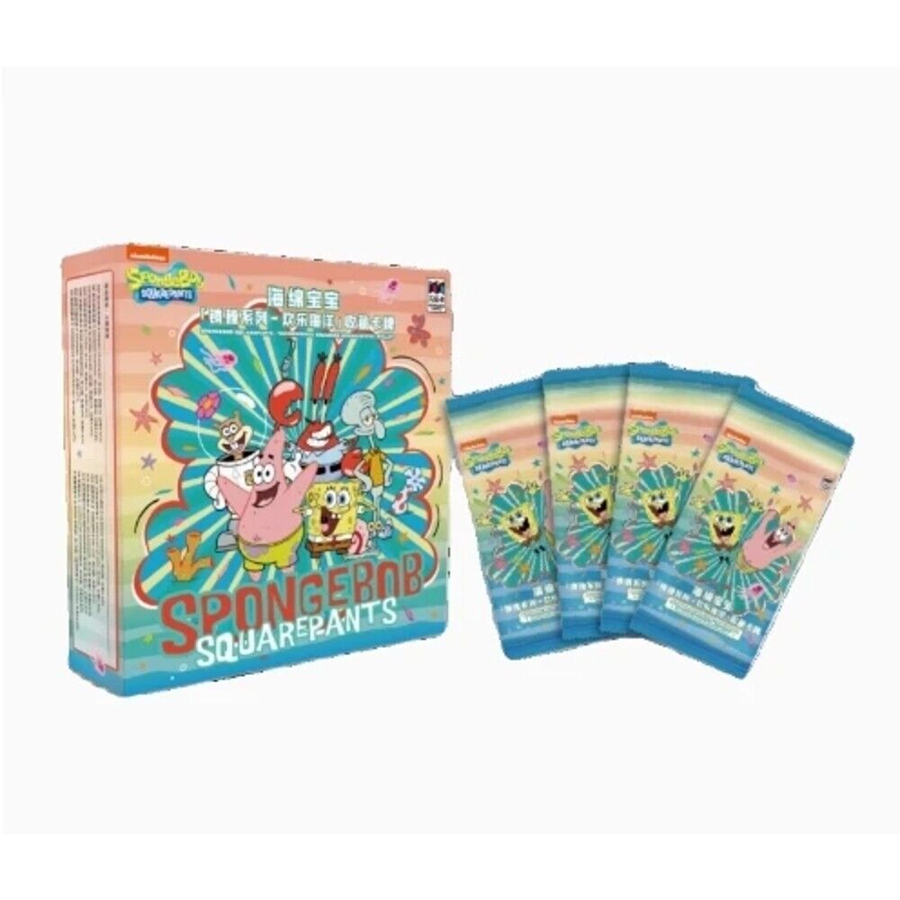 SpongeBob SquarePants Anime Booster Box Trading Card Game New Sealed
