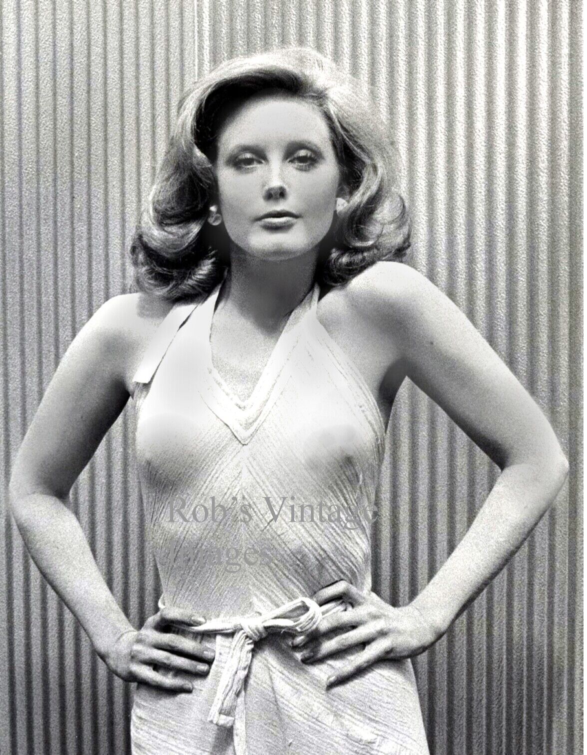 BULLET BRA MAMA  photo Retro 1970'-90 TV StarMorgan Fairchild  Nora Bing 8 X10