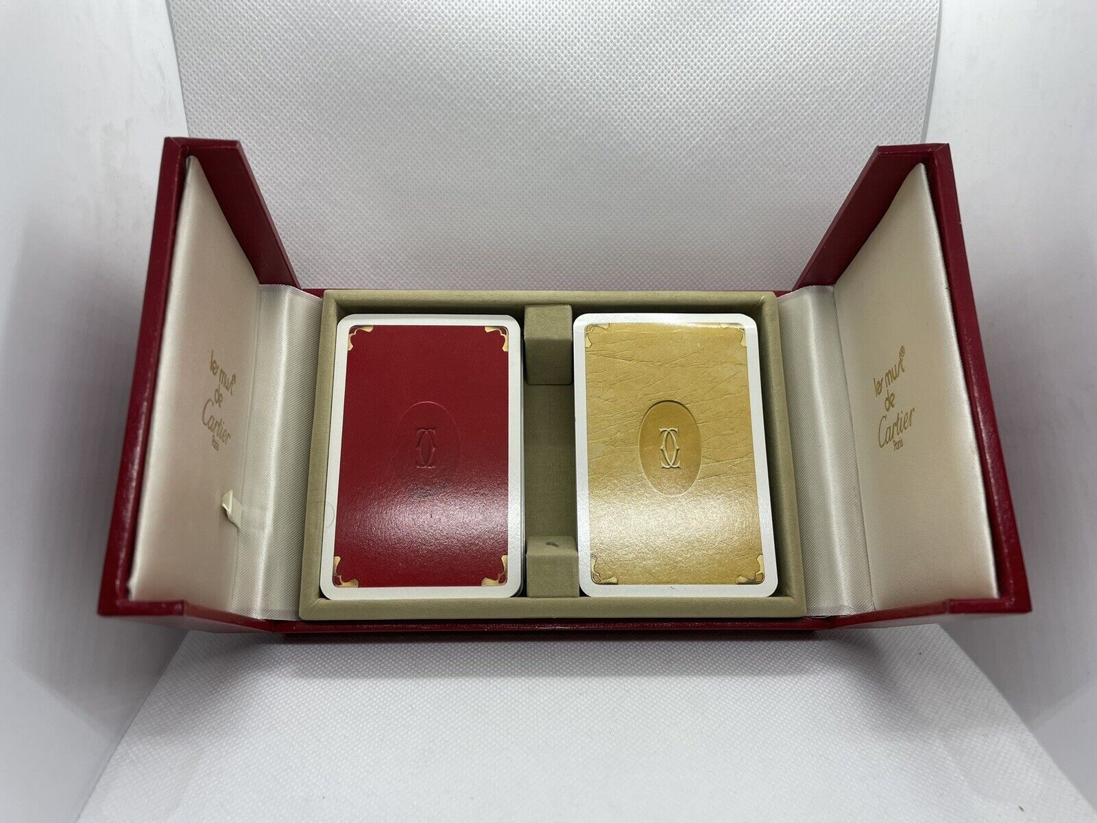 Must De Cartier Rare vintage Playing Cards 