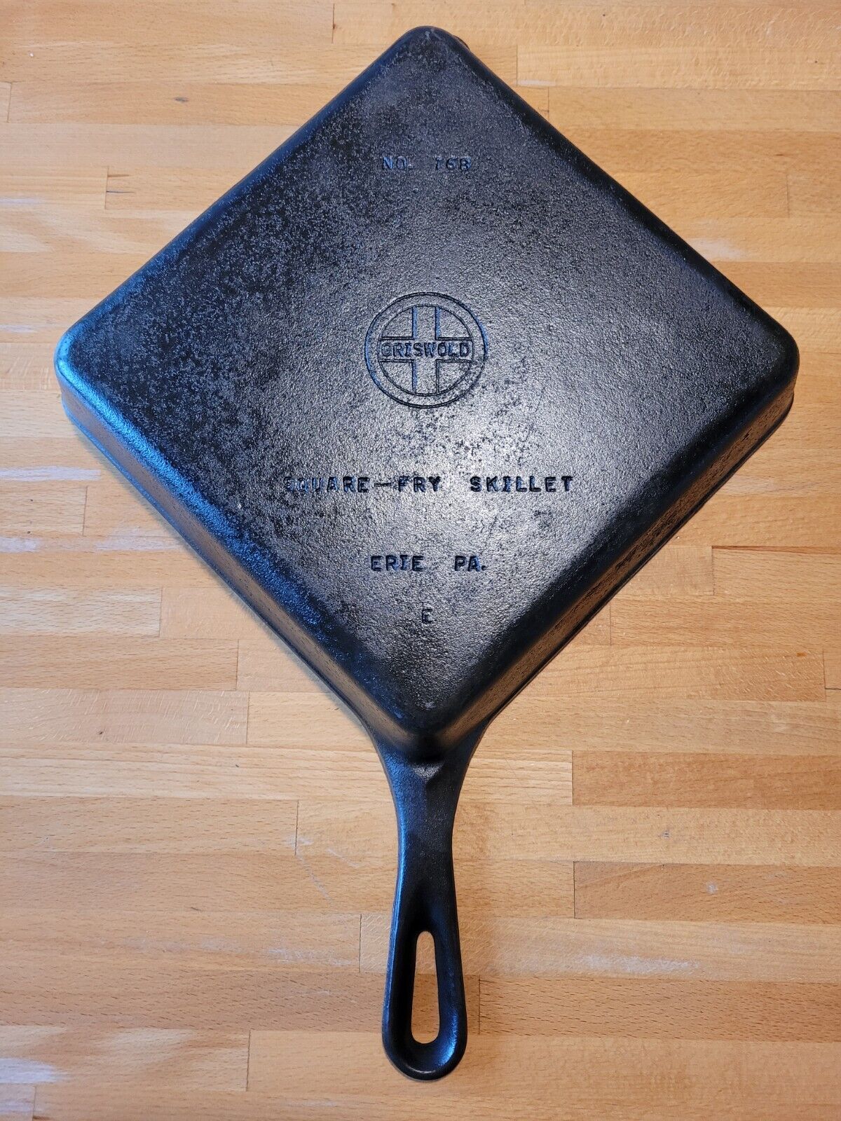 Vintage Griswold Square Cast Iron Skillet No.768