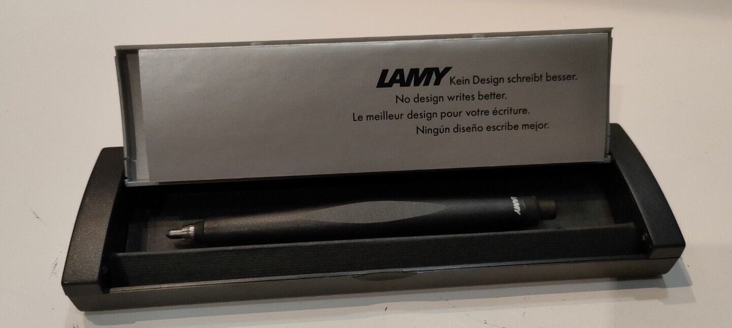 SUPER RARE Discontinued LAMY SCRIBBLE Mechanical Pencil 3.15 mm - All Black #186