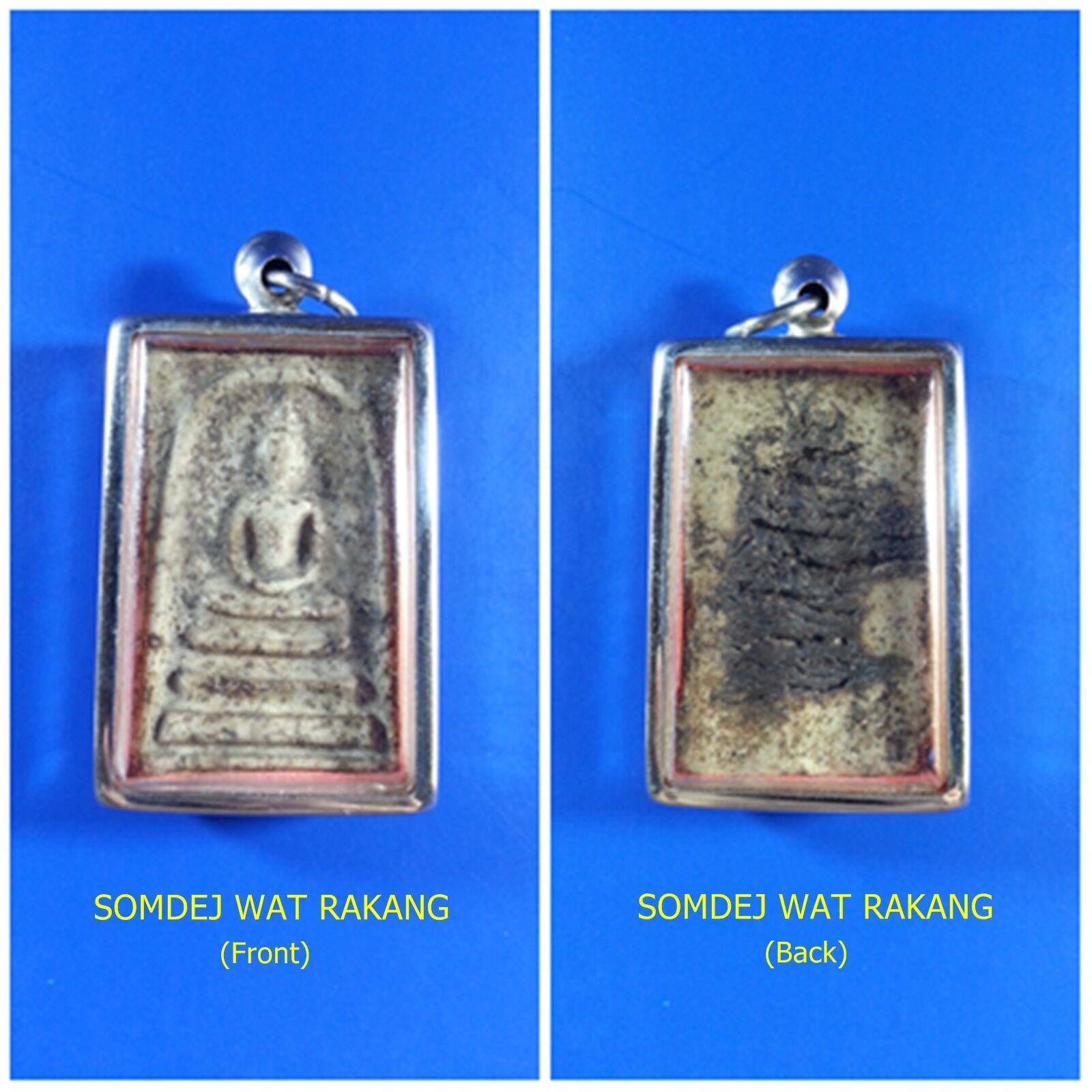 Antique Rare TOP AMULET of THAILAND (of ASIA) Buddha Statue Pendant ,200Yrs. #5