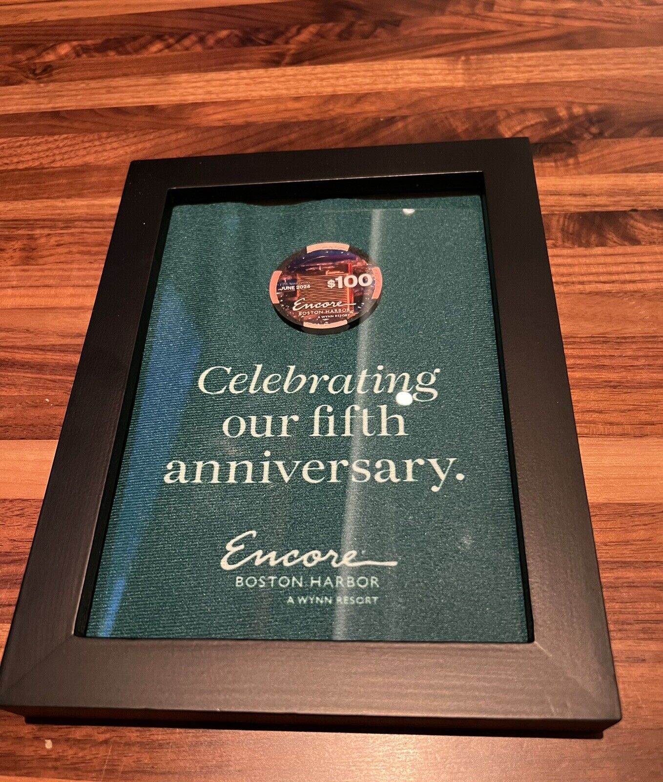 Encore Boston Harbor - $100 Casino Chip - 🎊 5 Year Anniversary 🎊 (rare)