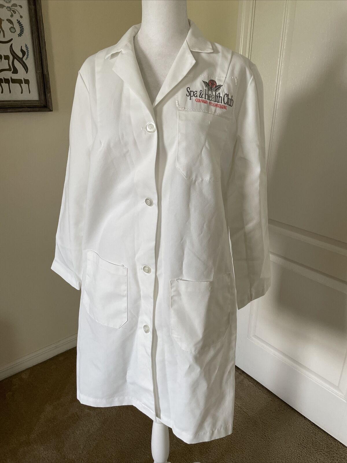 Disney’s Grand Floridian Spa & Health Club Lab Coat Uniform Esthetician RARE