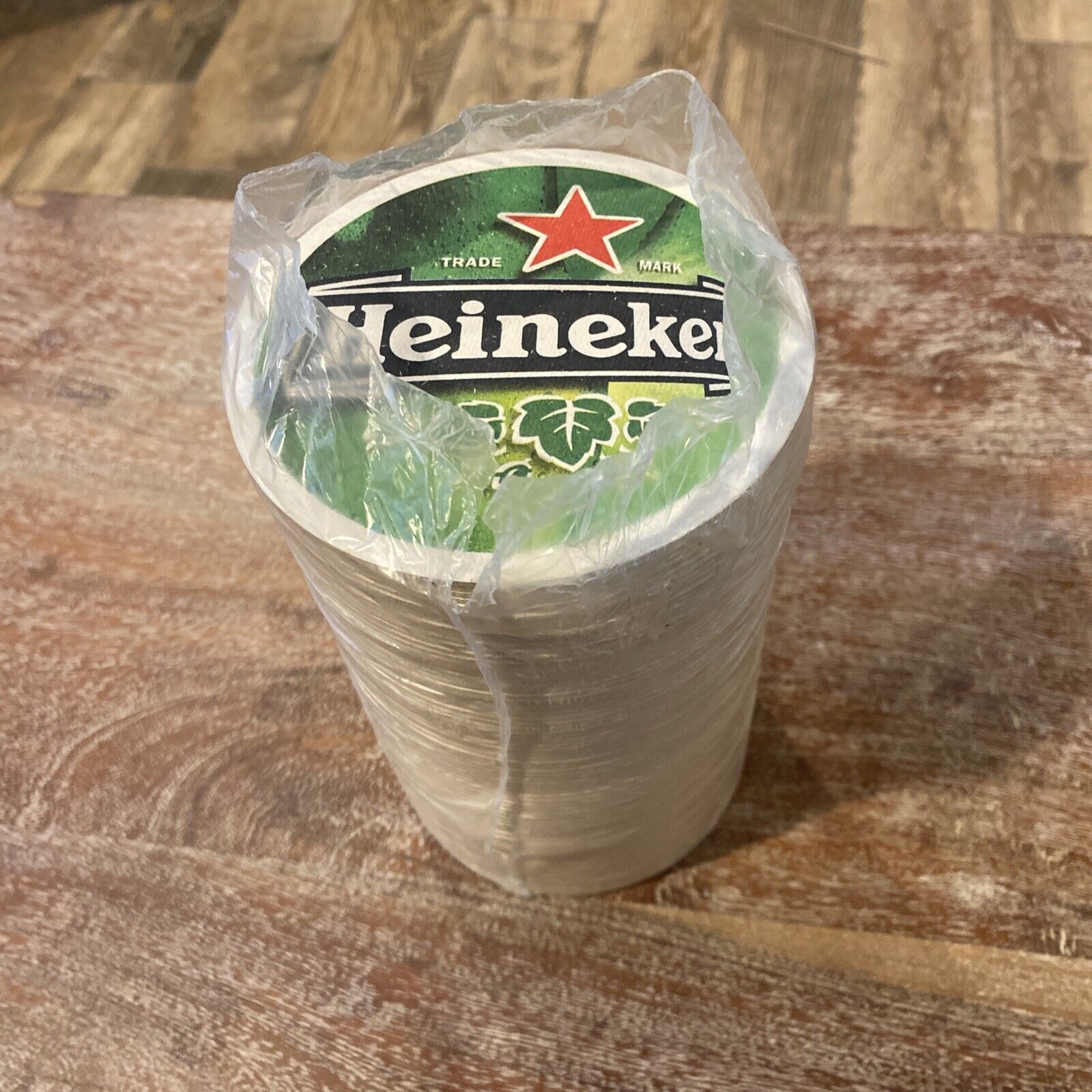 Approx 100 Heineken Beer Coasters - Sealed Sleeve (NEW) - Dated 2000 A-30