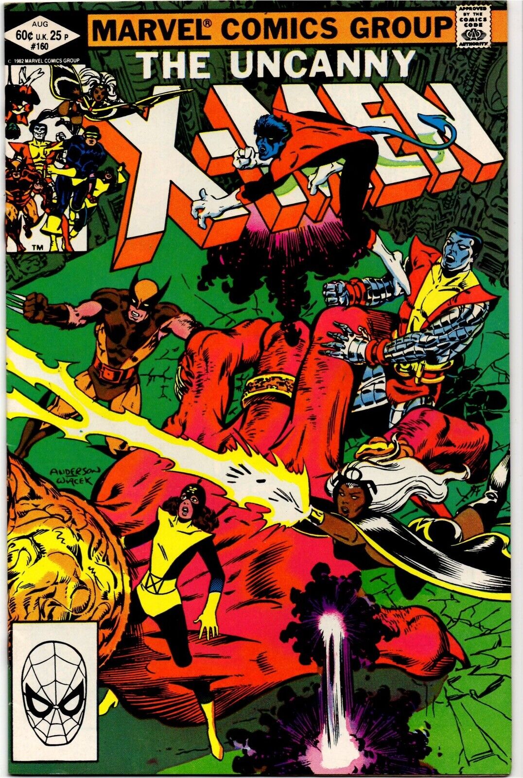 The Uncanny X-Men #160 - Aug 1982 - Vol.1 - Marvel - Minor Key - 8.5 VF+
