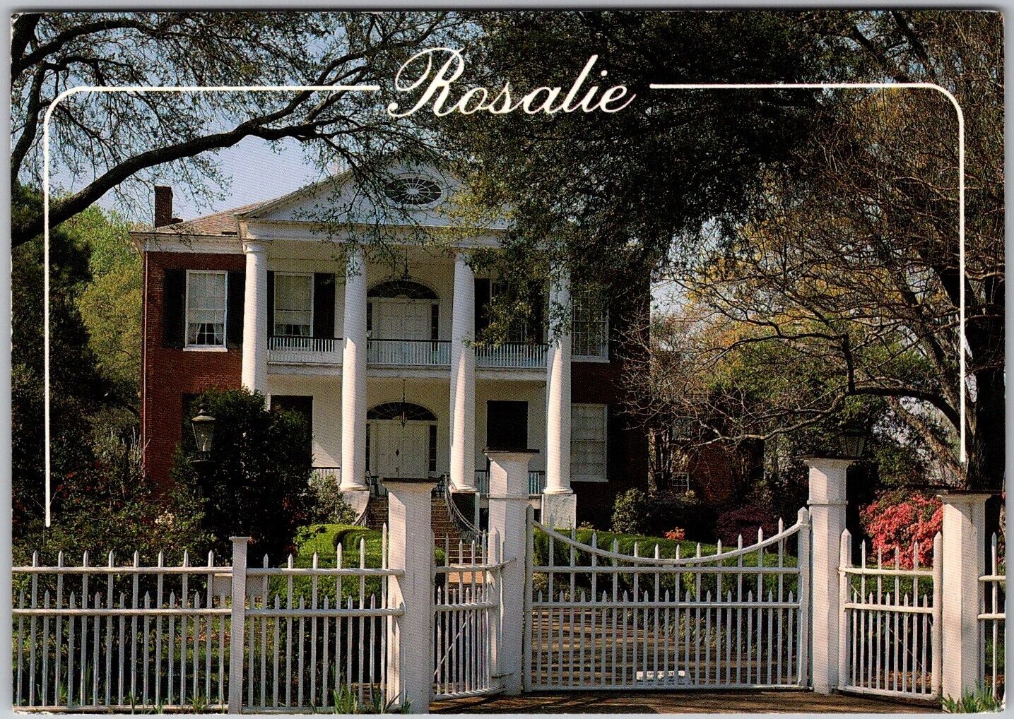 Postcard: ROSALIE Natchez, Mississippi - Historic State Shrine, Union Army A140