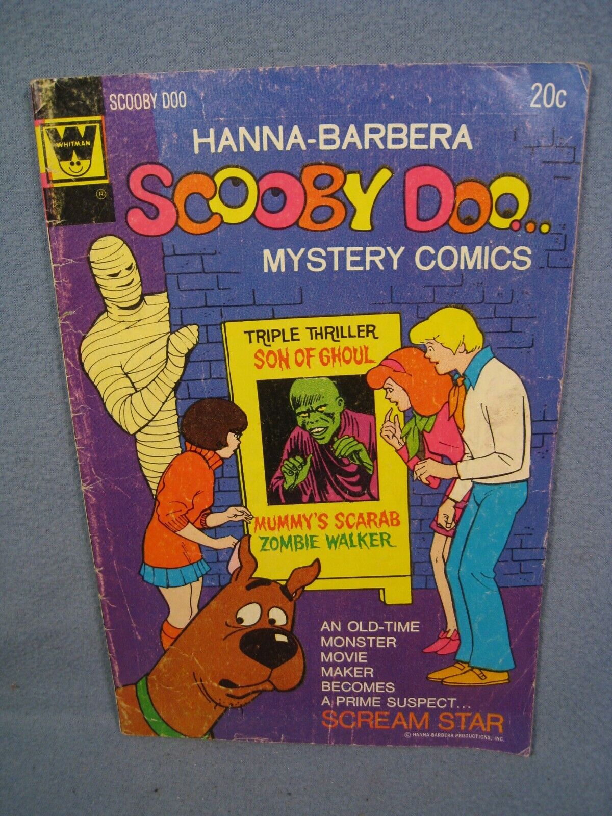 Vintage 1973 Hanna-Barbera Scooby Doo # 21 Comic Book Whitman