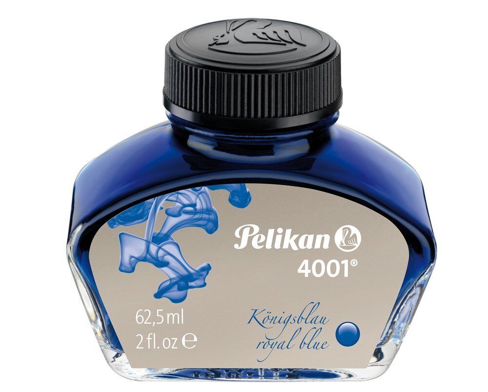 Pelikan 4001 Bottled Ink - Royal Blue - 62.5ml - 329136 - New in Box