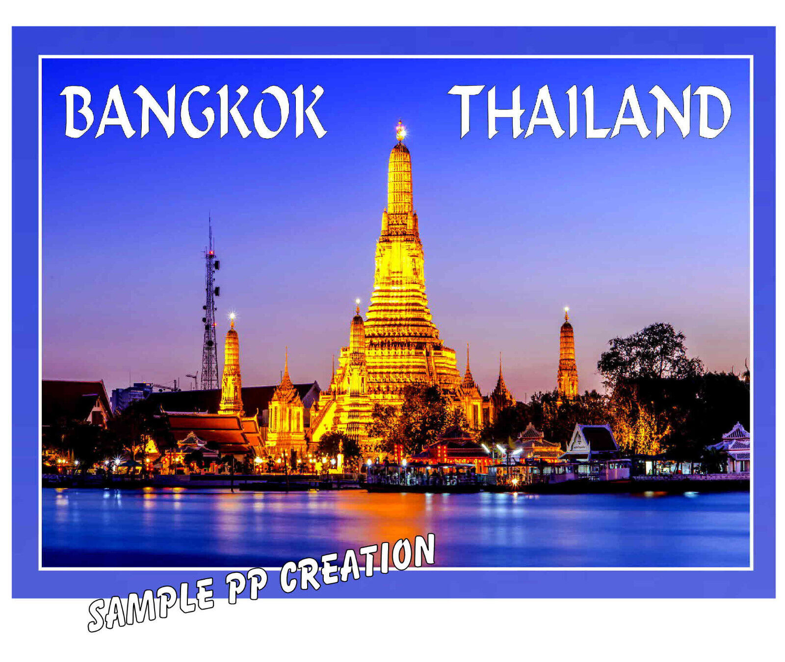 BANGKOK THAILAND photo fridge MAGNET 4 X 3 inches TRAVEL