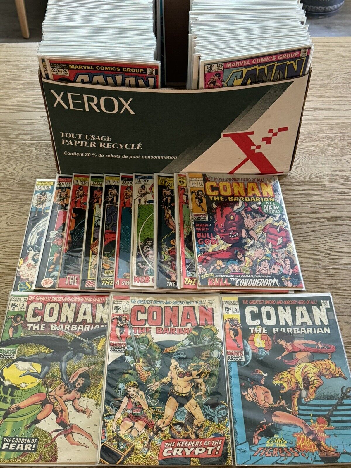 Conan The Barbarian Comic Lot Of 208 Partial Run #5-234 Marvel Comics Vintage 
