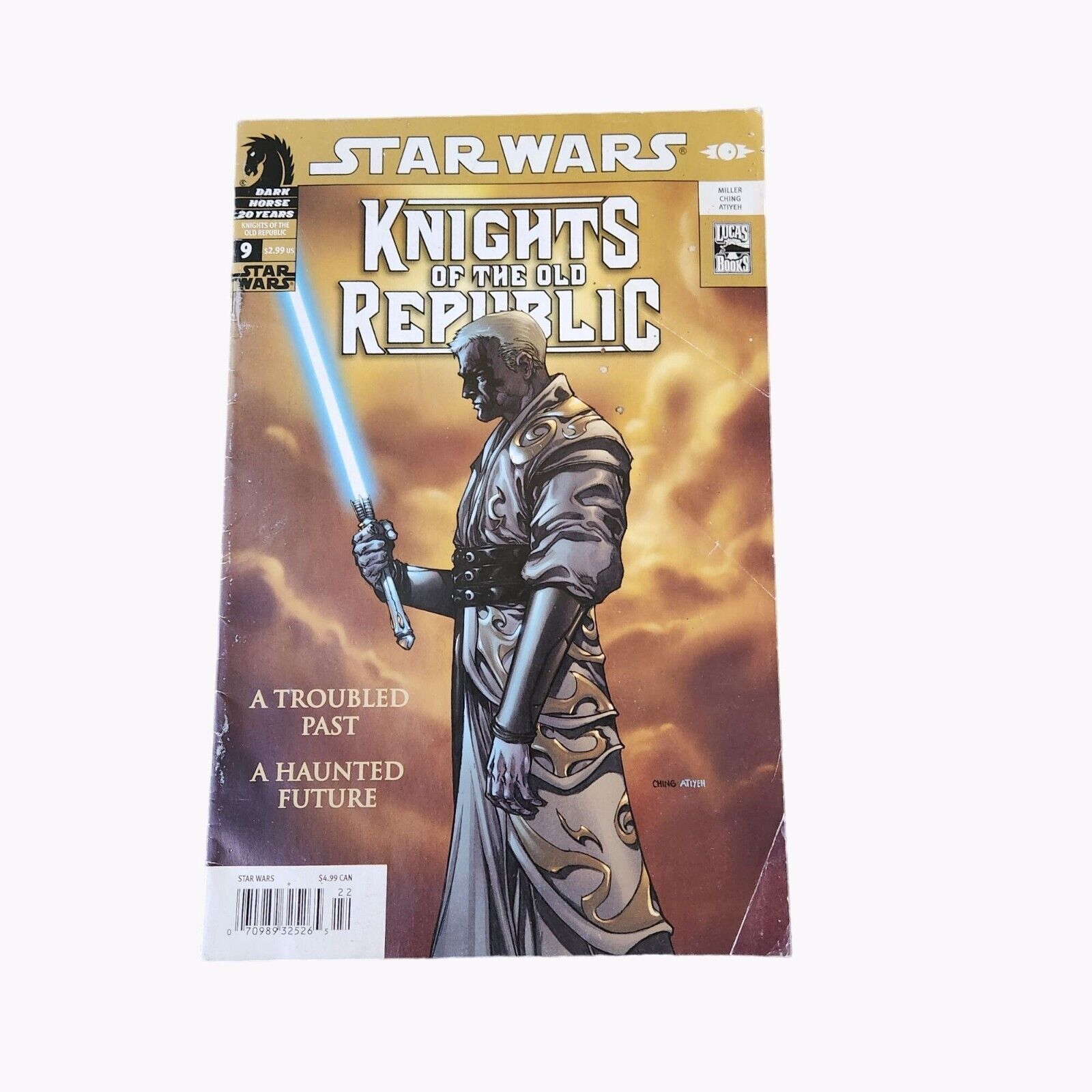 Star Wars Knights Of The Old Republic #9 1st Darth Revan Comic Bagged Boarded