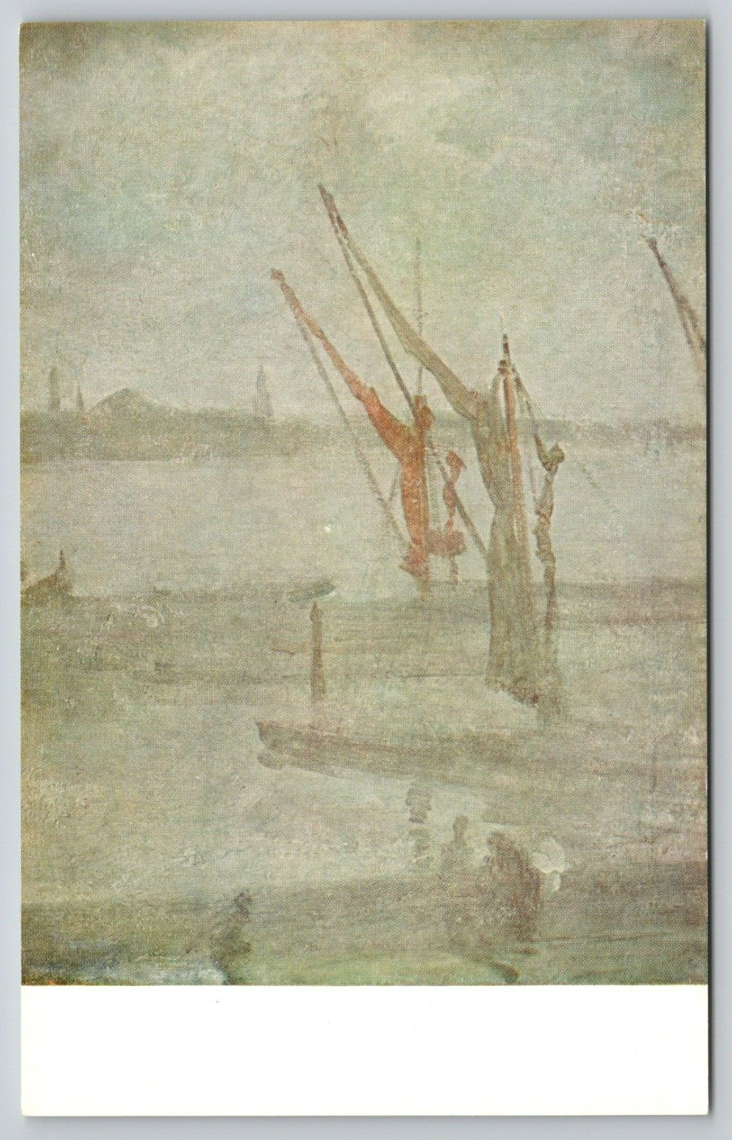 Postcard Washington D.C. National Gallery Of Art Chelsea Wharf By Whistler A16