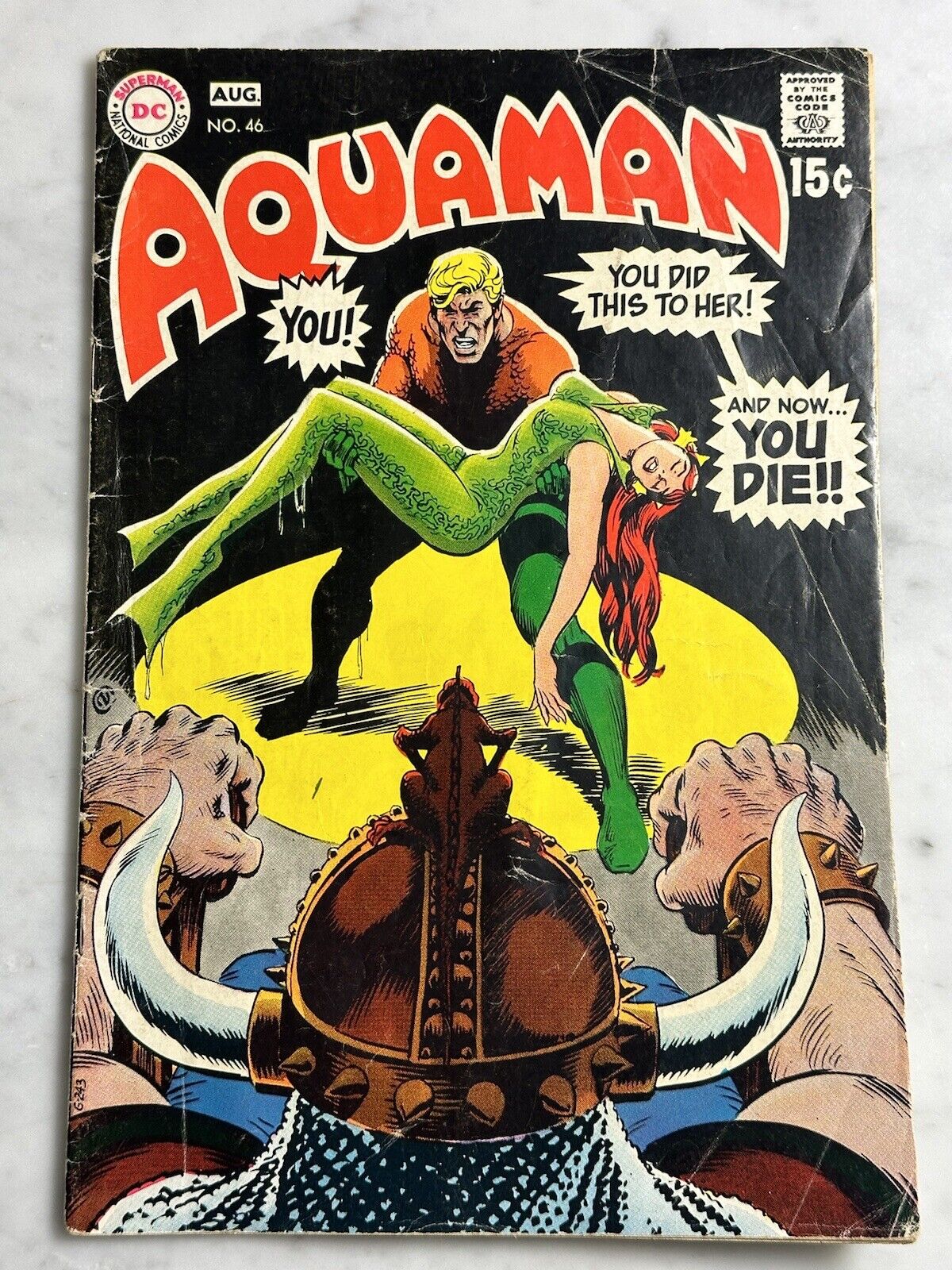 Aquaman #46 G/VG 3.0 - Buy 3 for  (DC, 1969) AF