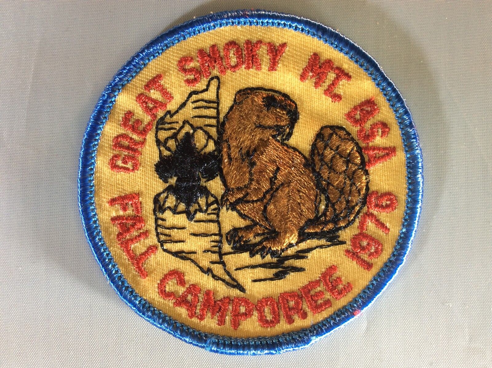 1976 Great Smoky Mountain Council Fall Camporee patch