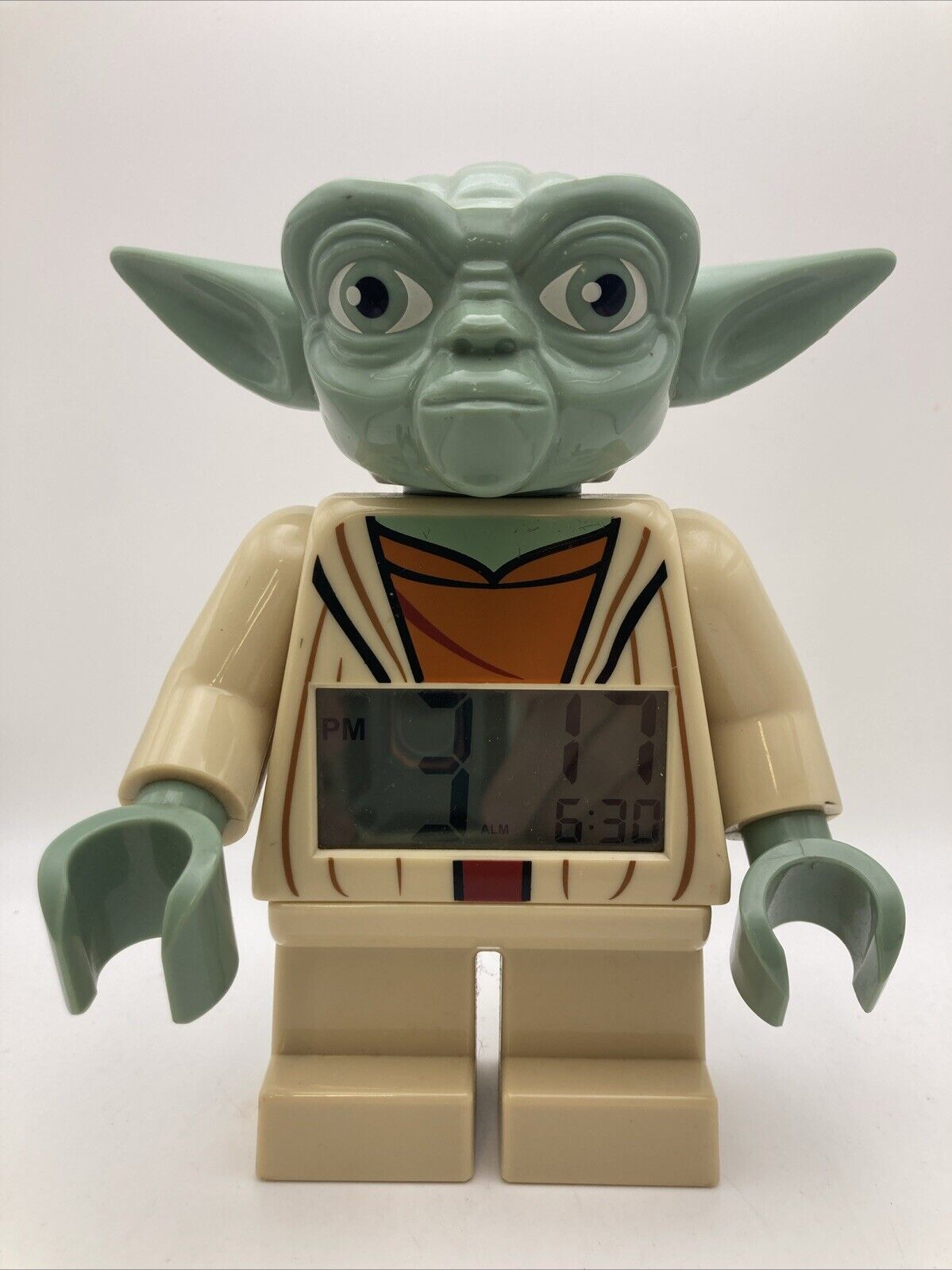 Lego Star Wars Yoda Digital Alarm Clock 7” Tall
