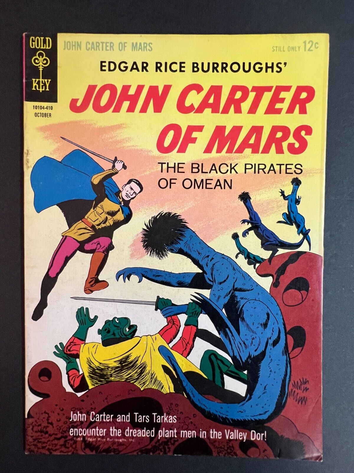 John Carter Of Mars #3 Gold Key Comics 1964 FN-