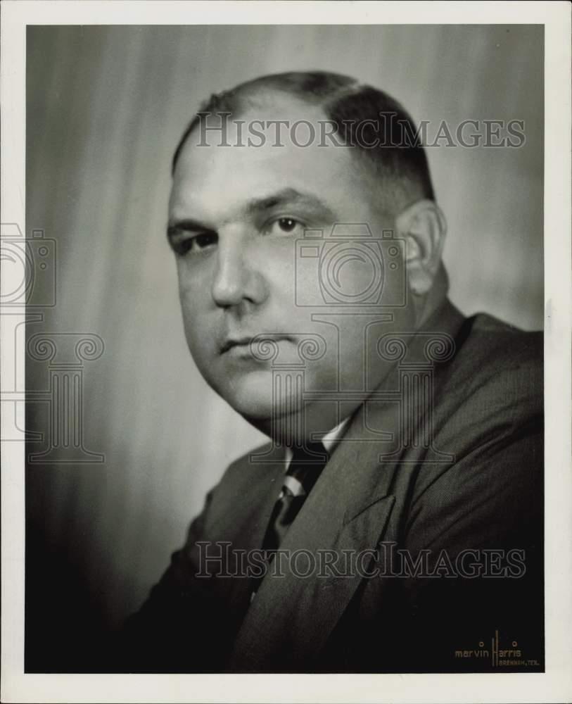 1956 Press Photo Dr. Thomas Morris Spencer, President of Blinn College.