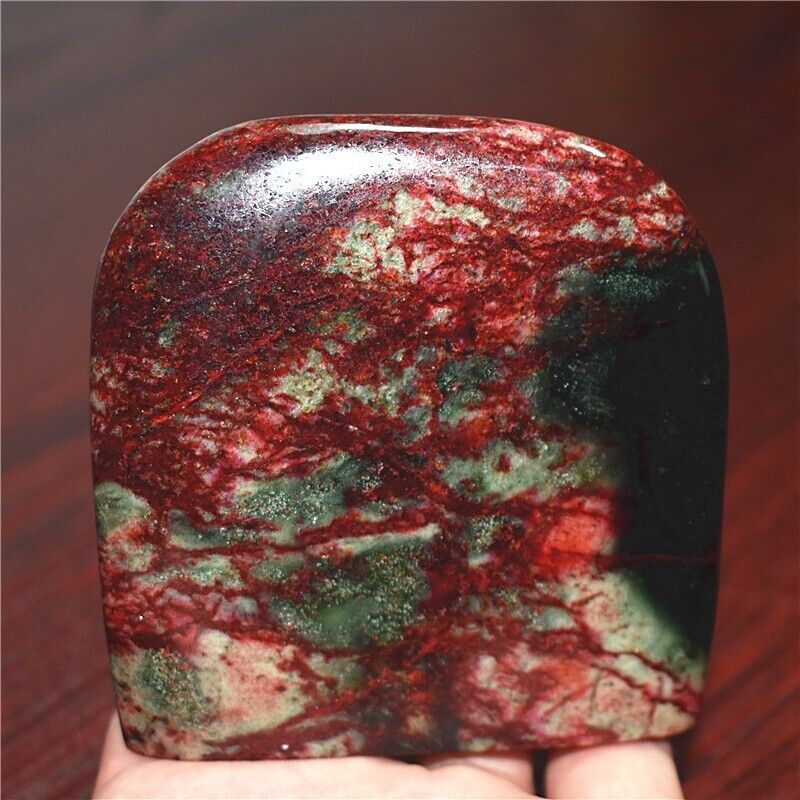 228g Rare Chinese Taiwan Seven Colours Natural Jade Stone Beautiful Patterns
