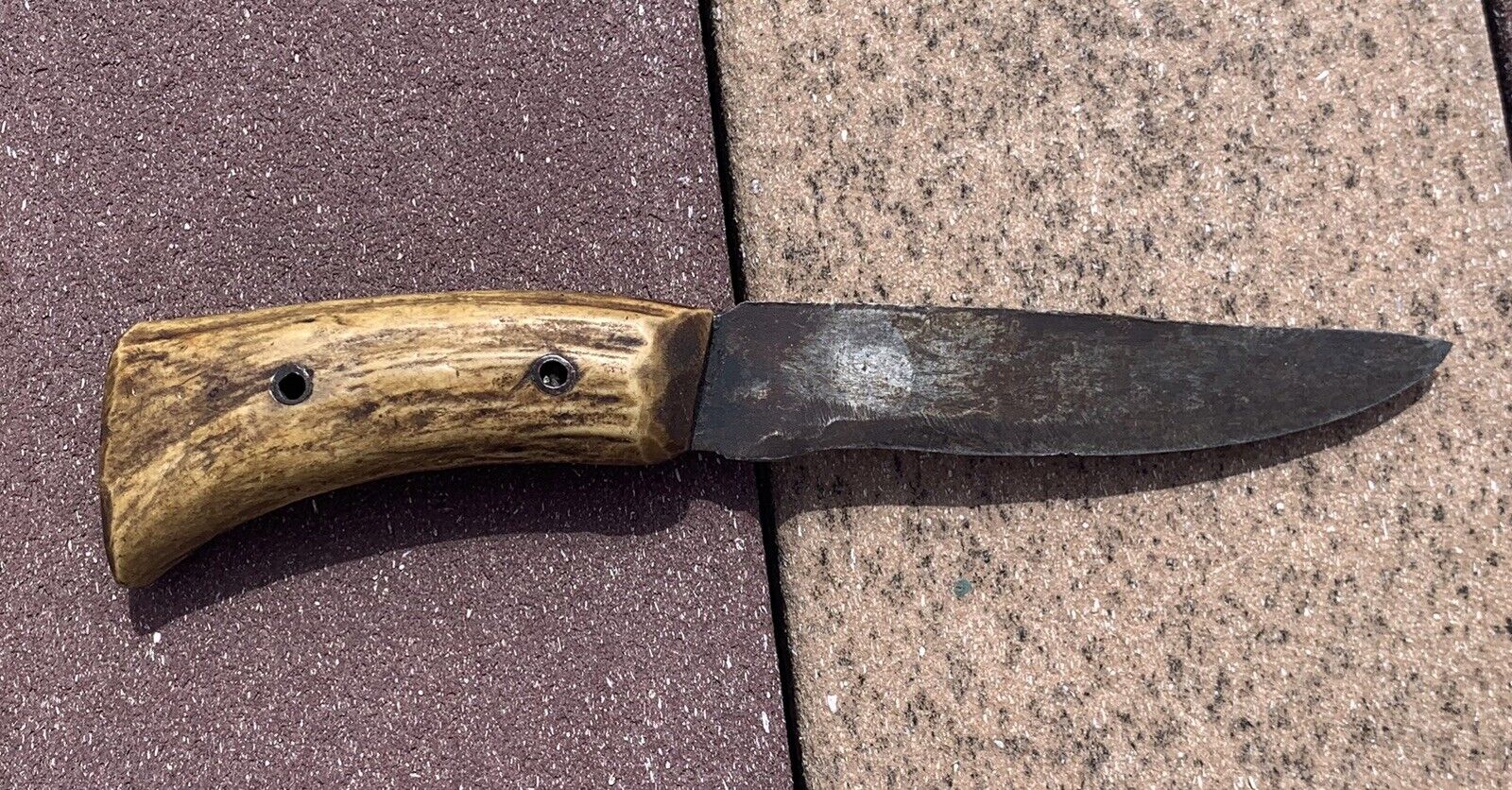 Very Early Primitive Frontier or Indian Used Knife ca. 1850