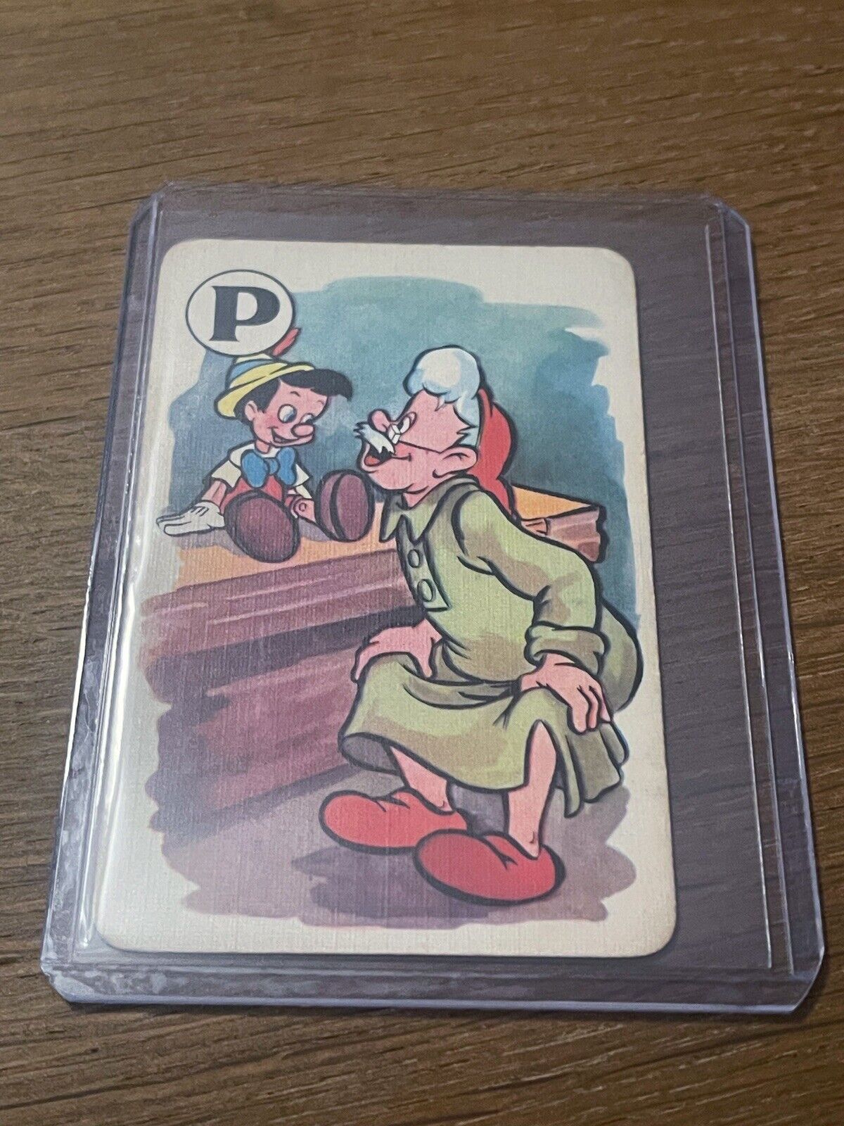 WALT DISNEY 🎥 1940 Castell PINOCCHIO Card Game Card VERY RARE DISNEYANA