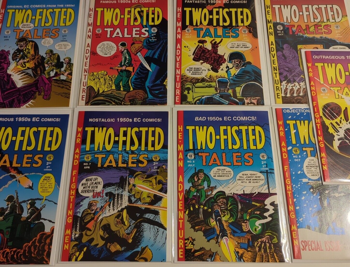 Two-Fisted Tales Comics Issues 1-24 Vol 1-5