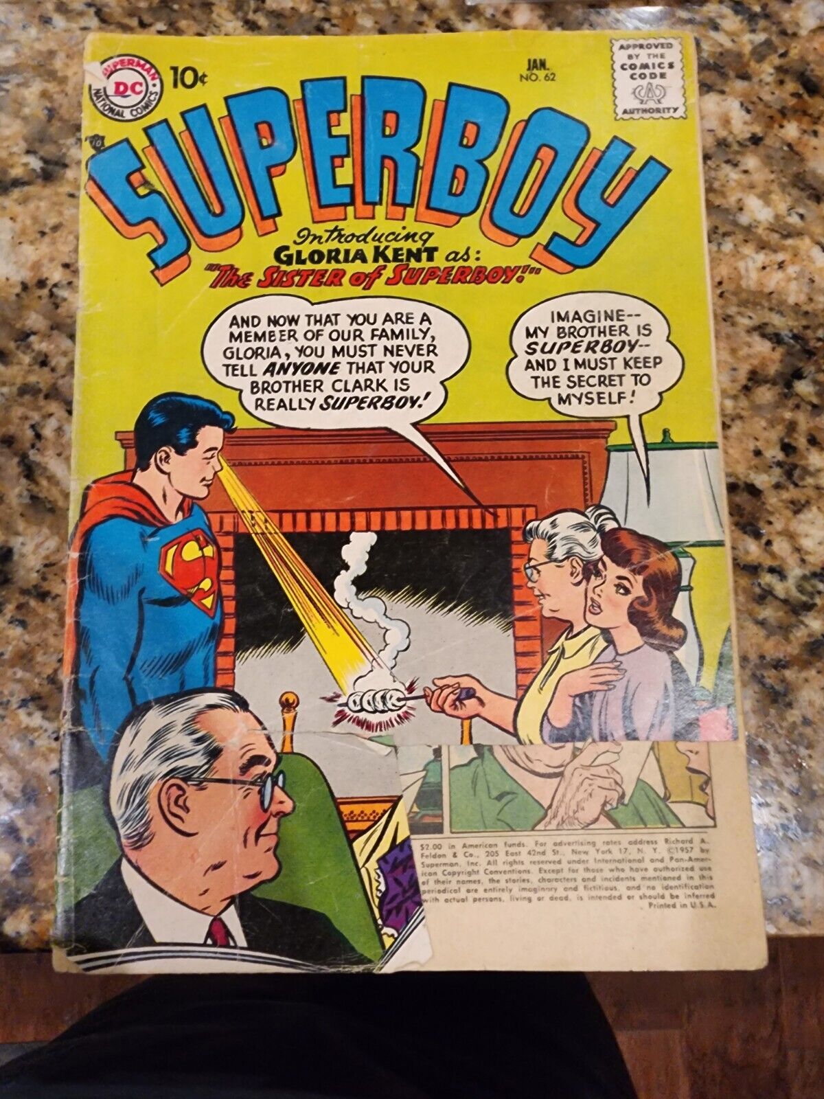 Superboy #62  Jan 1958