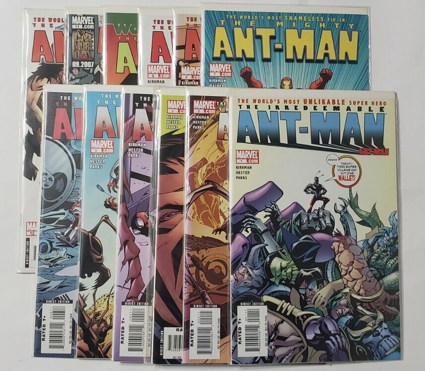Irredeemable Ant-Man (2006) #1-12, Complete Twelve Issue Series, Kirkman, VF-NM